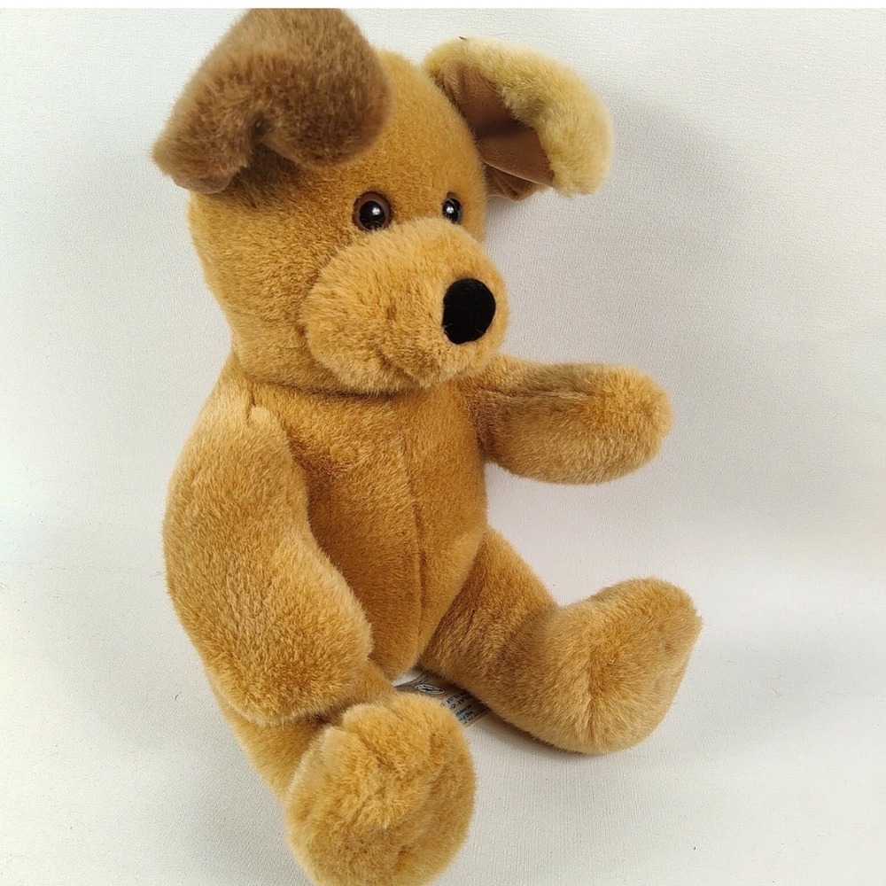 Build a Bear Workshop Brown Puppy Dog Plush Stuffed Animal‎ vintage